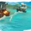 Placeholder: fight two of pirate ships