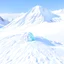 Placeholder: a snowy mountain that looks like a lying woman