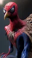 Placeholder: spiderman become bird, ultra realistic, 4k, ultra detail, full body, full picture