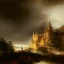 Placeholder: Rembrandt magic castle rain landscape snow