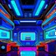 Placeholder: cyberpunk retro capital futuristic for comics