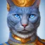 Placeholder: portrait homme chat Inde bleu