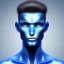 Placeholder: Man Blue Wearing make up avatar pandora