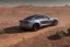 Placeholder: A Tesla 'Model S' is drifting at high speeds, in Mos Eisley on the planet Tatooine. (CINEMATIC, WIDE ANGLE LENS, PHOTO REAL)