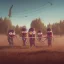 Placeholder: The famous band "Kebab brothers" from Sweden, simon stålenhag style