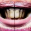 Placeholder: close-up portrait of open mouth with teeth inside of human eye, ultra-realistic, intricate, 8k resolution, high-quality, fine-detail, digital art, detailed matte, volumetric lighting, dynamic lighting, photorealistic, 3d octane render, illustration,