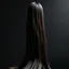 Placeholder: simple sculpted long hair