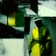 Placeholder: Minimal contemporary abstract oil paintings close up person wearing hazmat suit limbs sinew and concrete fragments illuminated at night style of Justin Mortimer And Francis bacon And ashley wood