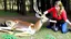 Placeholder: lady doing CPR on deer