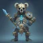 Placeholder: skeletan bear with clockwork weapons