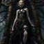 Placeholder: tree(naked:1.1) instagram model in black with open high heels, open lace luxury dress, in the style of multi-layered textures, leather/hide, ornate details, high-angle, slavic core. Carne Griffiths| Conrad Roset| Anna Dittmann| overcast absurdres, HDRAnna Dittmann, UHD, 8K, <lora:epiC35mm> ,<lora:more_details>,<lora:OpenJourney-LORA>