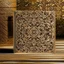 Placeholder: Wood sparking arabesque greeting card