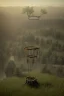 Placeholder: floating trees, roots naked to the misty valley below, long rope ladders sway in the wind, branches become fractals. a windchime of bones,