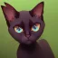 Placeholder: One Siamese cat Hipathy style