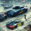 Placeholder: cyberpunk 2077 version of a mercedes amg gt