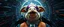 Placeholder: hyper sonic space warp crash pilot ,weird experiment gone wrong perspective close up portrait of dj sheep platypus duck pilot looking down on cam, with background in the style of escher and giger, a chill contrapunctus fugue in the style of fsol, beethoven, goa trance breaks, dancefloor drum and bass,