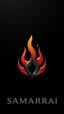 Placeholder: Flame 3D logo at bottom the word “ SAMARRAI”