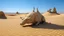 Placeholder: Maxfield Parrishi petrified animals in the desert