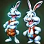 Placeholder: Bugs bunny zombie glauque