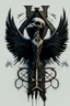 Placeholder: Raven skeleton anchor symbol of church