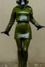 Placeholder: Russian military girls.Tendril-gas-mask-Synthesizer-proboscis. Army green surfaces body, latex. skin is white hard plastic material. Cyber-punk Metallic headphones and speakers, Old-fashioned cameras integrated to heads. LED-eyes Perfect body, thick thighs and calves. simple face. Wide hip, red fabric skirt bleats nicely. Partly symmetrical. Golden ratio. Space-corrosion, rusty and decayed background. Steam-plunge air-bottles. Euclidean 3D-tiling walls. 5th dimension. Oppressive atmosphere