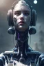 Placeholder: portrait,beautiful robot, post-apocalyptic in a cyberpunk city, realistic, intriacte detail, sci-fi fantasy style, volumetric lighting, particales,highly detailed,cinamatic, deep colours, 8k