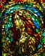 Placeholder: woman. stained glass