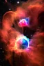 Placeholder: bubble, nebula on space,8k quality