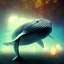 Placeholder: Nature, whale, on color lights, night, unreal 5, octane render, cinema4d, redshift render, hyper realistic, cenematic, vibrancy, synthwave, retouch, centered, dynamic lighting, dramatic lighting, 4k, highly detailed, attractive beautiful, realistic, virtual reality, epic composition, holographic,