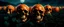 Placeholder: a highly detailed matte painting of a view of dozens of human skulls still attached to a vine in a large field, vines still connected like tendrils, designed to look like a pumpkin patch, painted orange, growing off of a vine of orange skulls, elegant atmosphere, glowing lights, highly detailed, concept art, smooth sharp focus, horrorcore, directed by Alfred Hitchcock, and drawn by H.R. Geiger