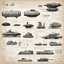 Placeholder: Android Spec Sheets Diagrammatic Illustrations for androids, Post-apocalyptic wasteland mutantabandonned apocalypse citynuclearbomb nuclearwar desert nuclearwinter