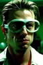 Placeholder: brad pitt from fight club wearing swimming goggles