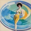 Placeholder: (Kupka's style) And that was the colors of the saucer? No, her swimsuit.