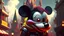 Placeholder: zombie mickey mouse hybrid, photorealism, movie screen capture, horror, sci-fi, retrofuturism,