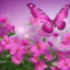 Placeholder: pink butterfly