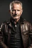 Placeholder: Mature man in leather