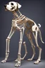 Placeholder: A dog's complete and perfect skeleton