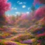 Placeholder: bright fairy in a flowery landscape synthwave, colorful, psychedelic, artstation, concept art, smooth, extremely sharp detail, finely tuned detail, ultra high definition, 8 k