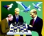 Placeholder: Putin, President Xi Of China And Joe Biden Play Chess With A Pigeon,Complex Surgical Instruments,A Newborn Boy,Minimalism,Painting By Lucian Freud,Rene Magritte,Adrian Ghenie,Michelangelo,Salvador Dali,Pablo Picasso