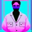 Placeholder: Vaporwave adult male