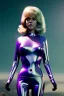 Placeholder: Ultra Realistic retro sci-fi portrait New York image from 1960, space ship, sweet young Jane Fonda, tight latex suit, weapon, fighting stance, soft color, highly detailed, unreal engine 5, ray tracing, RTX, lumen lighting, ultra detail, volumetric lighting, 3d, finely drawn, high definition, high resolution.