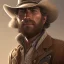 Placeholder: cowboy sherif face hat.intricate detail,.Style,by red dead redemption by andrea bonelli,by Jean Baptiste Monge.