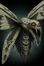 Placeholder: Moth / shark hybrid demon in the style of Kentaro Miura