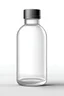 Placeholder: Realistic cosmetic bottle on a white background