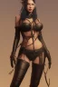 Placeholder: Lene Nystrøm as dominatrix in black leather, busty, cleavage, voluptuous, Aqua Lene, angry, stern look. character design by cory loftis, fenghua zhong, ryohei hase, ismail inceoglu and ruan jia. unreal engine 5, artistic lighting, highly detailed, photorealistic, fantasy