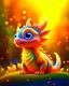 Placeholder: cute tiny hyperrealistic Anime dragon i, adorable and fluffy, logo design, cartoon, cinematic lighting effect, charming, 3D vector art, cute and quirky, fantasy art, bokeh, hand-drawn, digital painting,