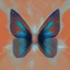 Placeholder:  pastel colors, future art , red, orange, white,brown, butterfly