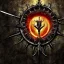 Placeholder: Elden Ring Tarnished Wallpaper with sword and armor, lord of the rings eye of sauron