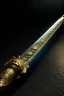 Placeholder: A slender longsword with a blade that glows with a divine radiance. The hilt is intricately detailed with golden filigree, and the pommel holds a radiant gem that bathes the surroundings in holy light.