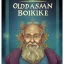 Placeholder: Old man akashic book